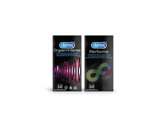 Durex - 20 stuks Condooms - Orgasm Intense 1x10 stuks - Performa 1x10 stuks - Voordeelverpakking
