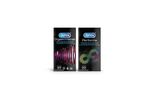 Durex - 20 stuks Condooms - Orgasm Intense 1x10 stuks - Performa 1x10 stuks - Voordeelverpakking