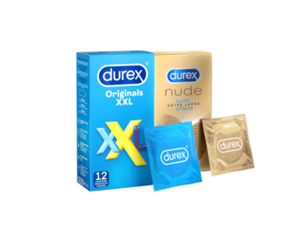 Durex - 22 stuks Condooms - Nude XL 1x10 stuks - Extra Safe 1x12 stuks - Voordeelverpakking