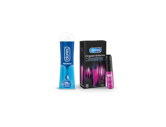 Durex - 110ml Glijmiddel - Play Sensitive 1x100ml - Intense Orgasm 1x10ml - Voordeelverpakking