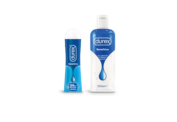 Durex - 300ml Glijmiddel - Play Sensitive 1x100ml - Play Massage 2/1 Sensitive 1x200ml - Voordeelverpakking