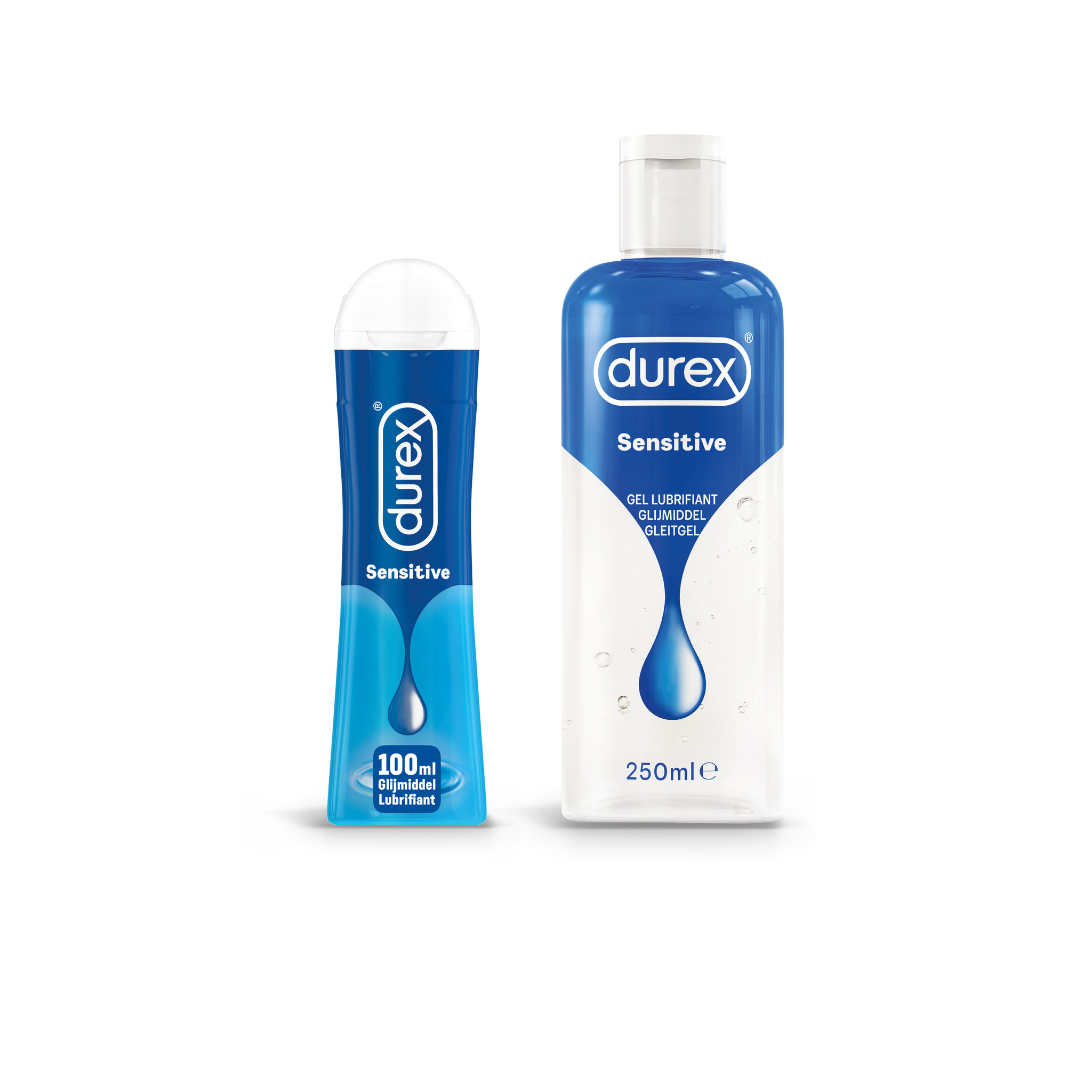 Durex - 300ml Glijmiddel - Play Sensitive 1x100ml - Play Massage 2/1 Sensitive 1x200ml - Voordeelverpakking