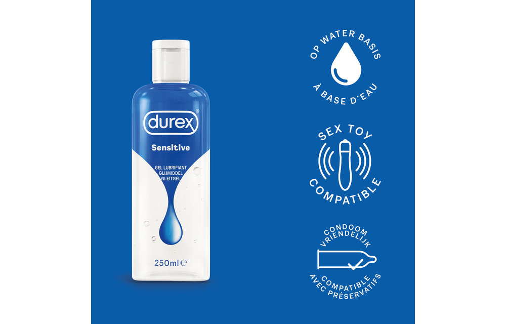 Durex - 300ml Glijmiddel - Play Sensitive 1x100ml - Play Massage 2/1 Sensitive 1x200ml - Voordeelverpakking