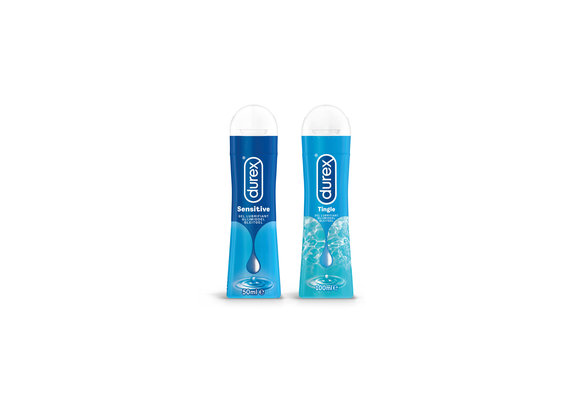 Durex - 150ml Glijmiddel - Play Sensitive 1x50ml - Play Tingle 1x100ml - Voordeelverpakking