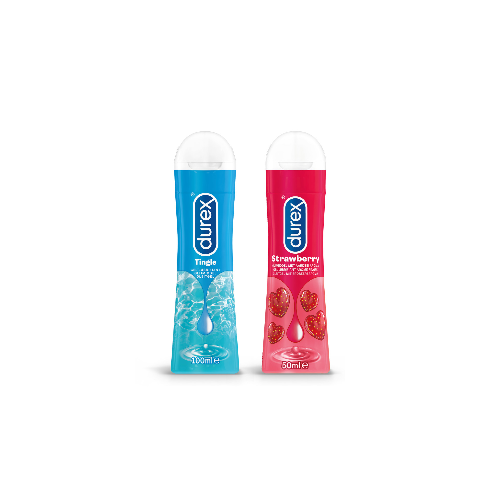 Durex - 150ml Glijmiddel - Play Tingle 1x100ml - Play Sensitive 1x50ml - Voordeelverpakking