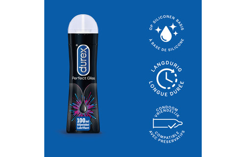 Durex - 210ml Glijmiddel - Perfect Gliss 1x100ml - Intense Orgasm 1x10ml - Play Tingle 1x100ml - Voordeelverpakking
