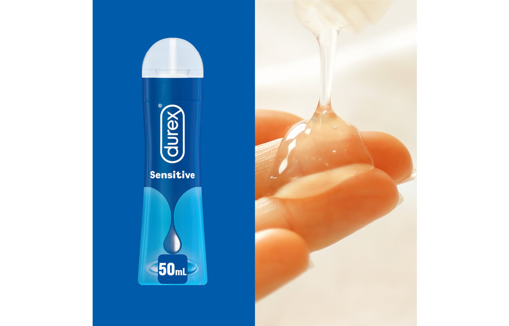 Durex - 20 stuks Condooms - Thin Feel - 100ml Glijmiddel - Play Sensitive - Voordeelverpakking