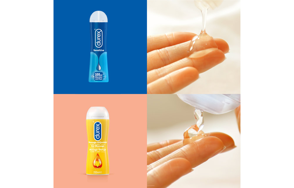 Durex - 300ml Glijmiddel - Play Massage 2/1 Sensitive 200ml - Sensitive Gel 100ml - 20 stuks Condooms - Thin Feel - Voordeelverpakking