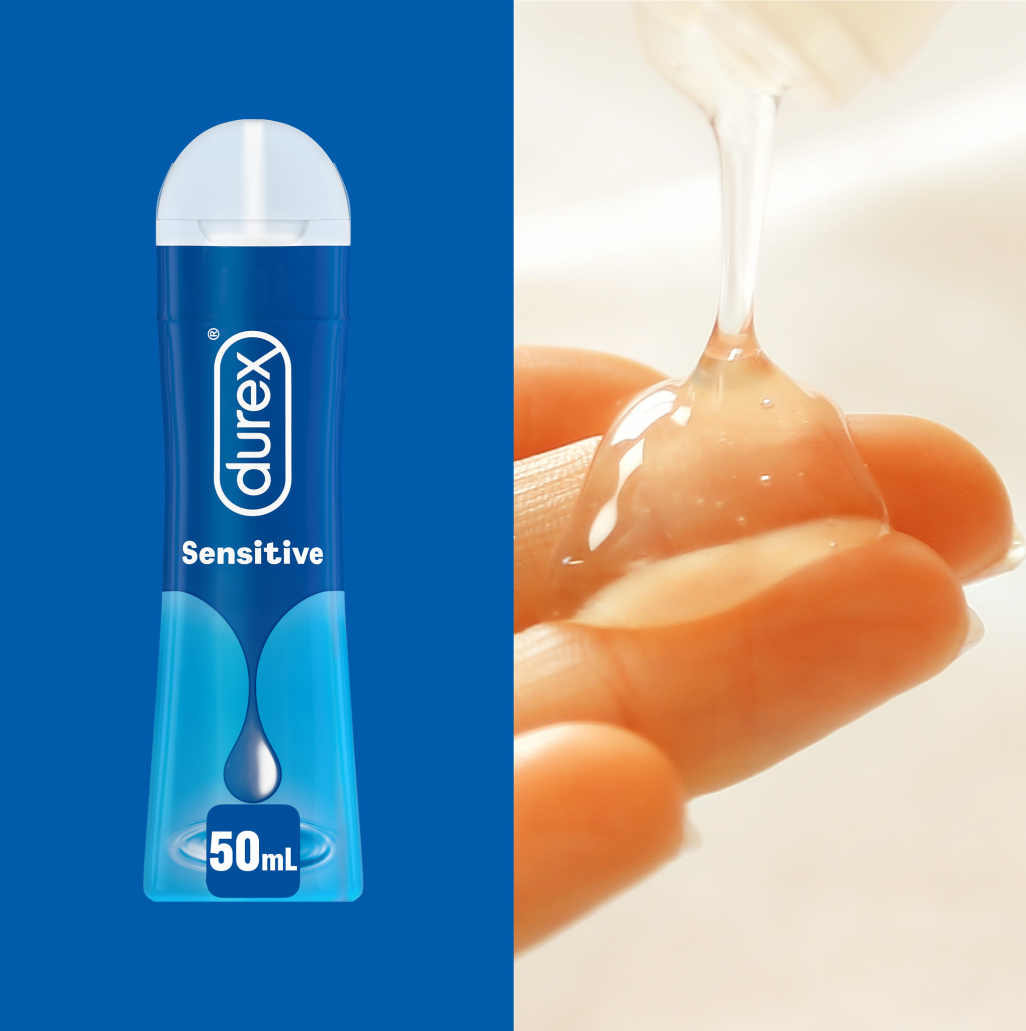 Durex - 20 stuks Condooms - Extra Safe - 50 ml Glijmiddel - Play Sensitive - Voordeelverpakking