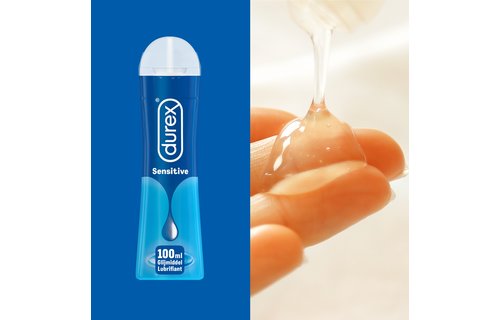 Durex - 10 stuks Condooms - Nude XL - 100 ml Glijmiddel - Play Sensitive - Voordeelverpakking
