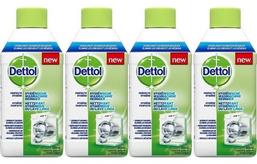 Dettol Wasmachine Reiniger Hygiëne - 250ml x4