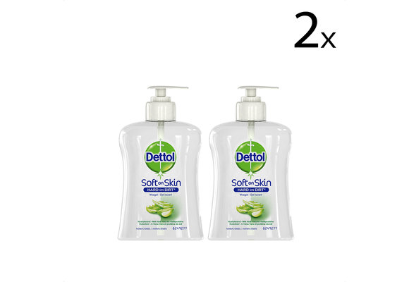 Dettol Handzeep - Verzachtend â€“ Aloe Vera - 250ml x2