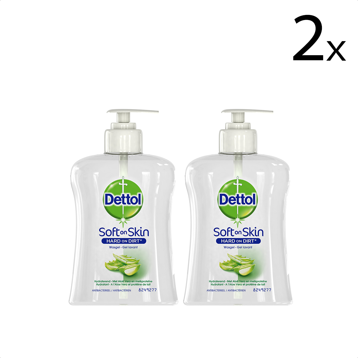 Dettol Handzeep - Verzachtend – Aloe Vera - 250ml x2