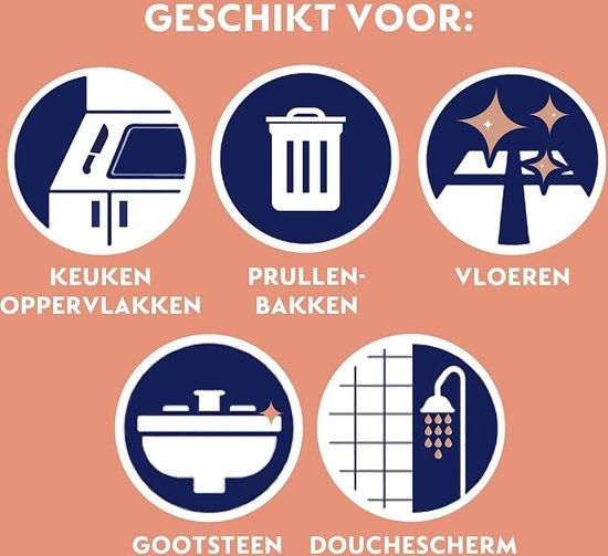 4 x Dettol Allesreiniger Spray Power & Fresh - Multireiniger - 500ml