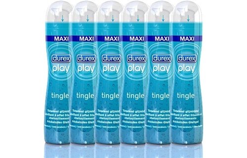 Durex Glijmiddel Play Pleasure Gel Tingle – 100ml x6
