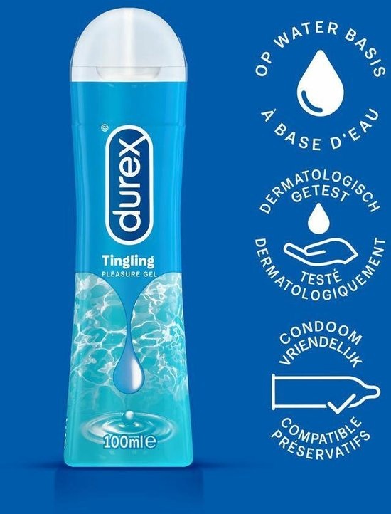 Durex Glijmiddel Play Pleasure Gel Tingle – 100ml x6