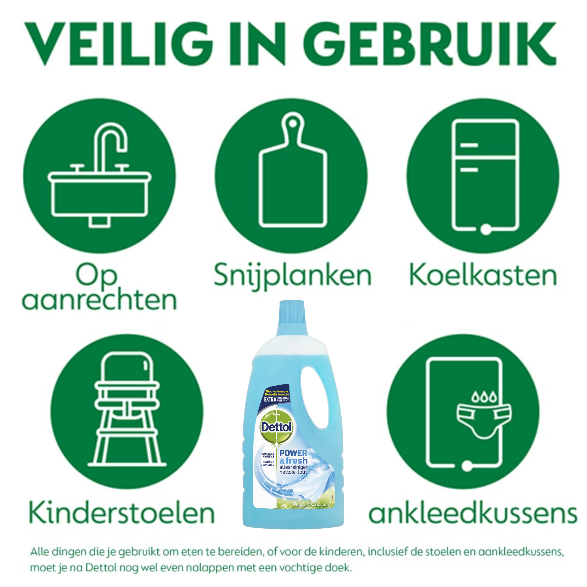 Dettol - 80 stuks Schoonmaakdoekjes - Citrus - 1L Allesreiniger - Katoenfris - Voordeelverpakking