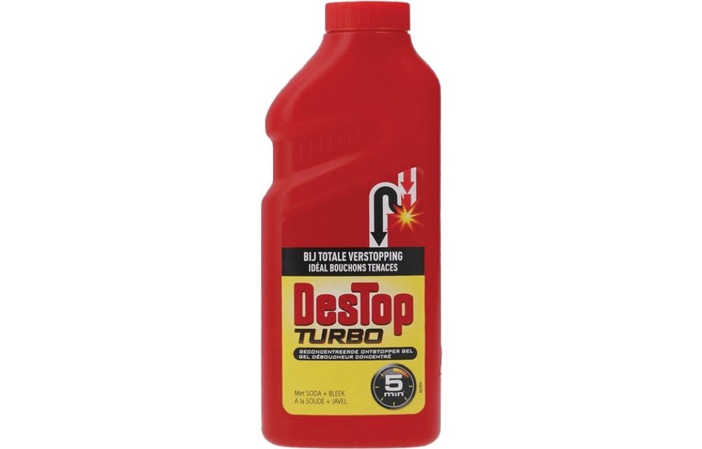 Destop Turbo Ontstopper in 5 minuten - 500ml x6