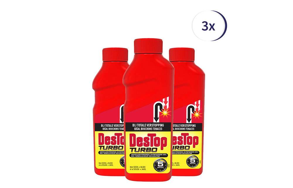 Destop Turbo Ontstopper 1L x3