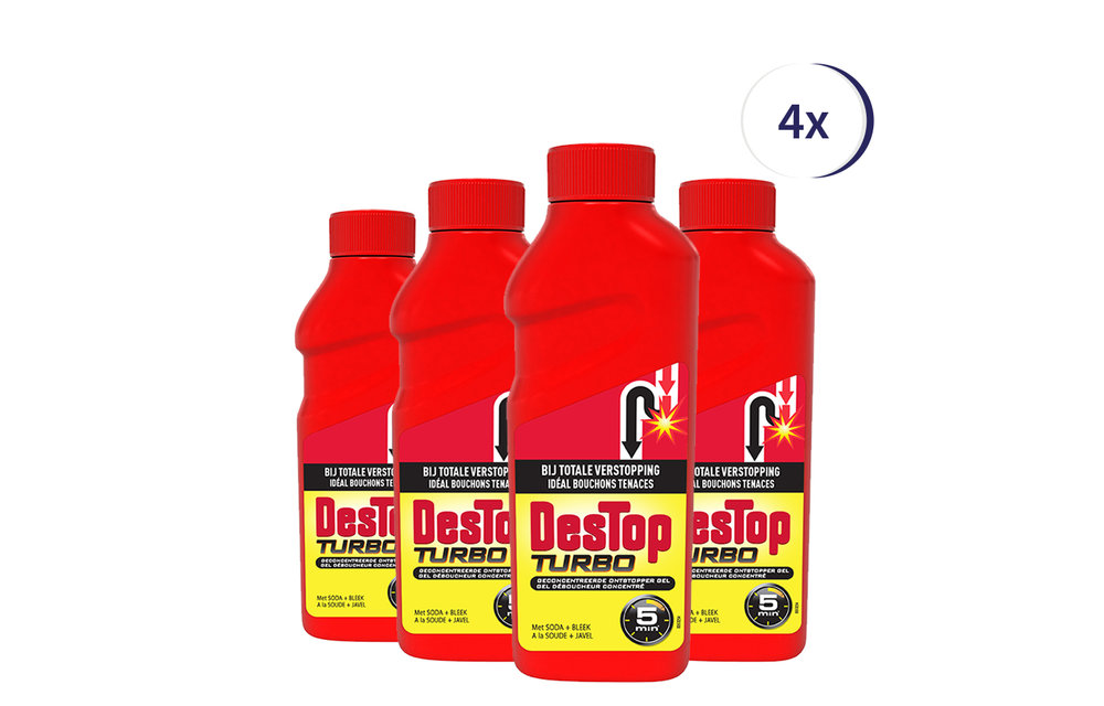 Destop Turbo Ontstopper 1L x4