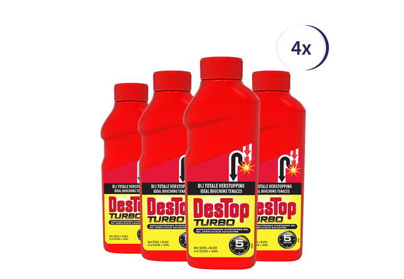 Destop Turbo Ontstopper 1L x4
