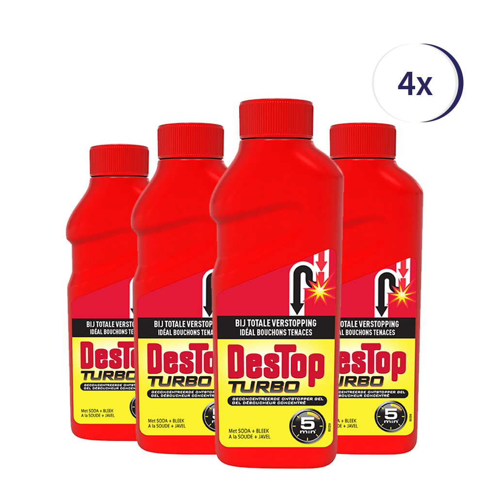 Destop Turbo Ontstopper 1L x4