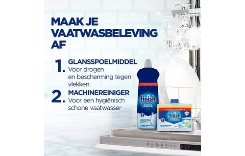 Finish Power All in 1 Regular Vaatwastabletten - 80 Stuks x2