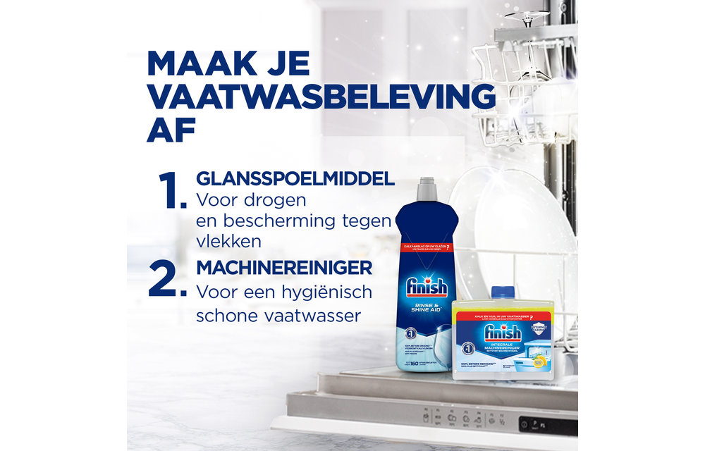 Finish Quantum All in 1 Regular Vaatwastabletten - 60 Stuks x2