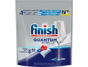 Finish Quantum All in 1 Regular Vaatwastabletten - 60 Stuks