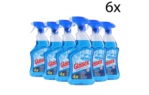 Glassex Schoonmaakmiddel Spray - Glas & Multi - 750ml x6