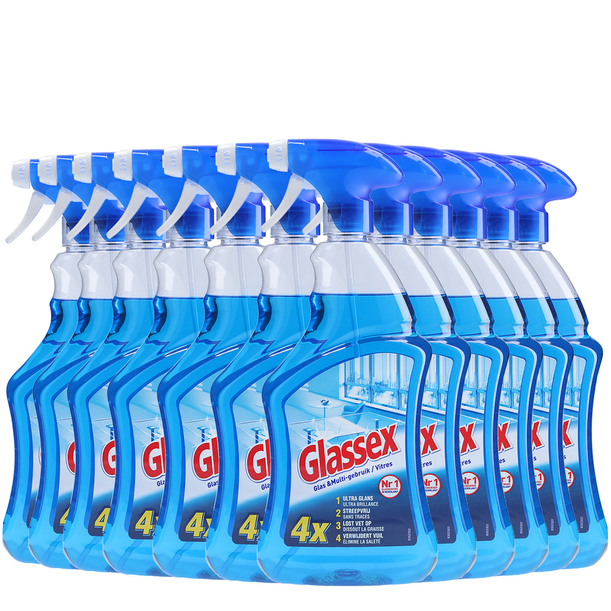 Glassex Schoonmaakmiddel Spray - Glas & Multi - 750ml x12