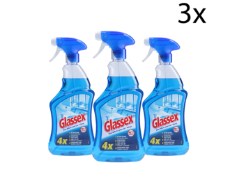 Glassex Glas & Multi Schoonmaak Spray - 750ml x3