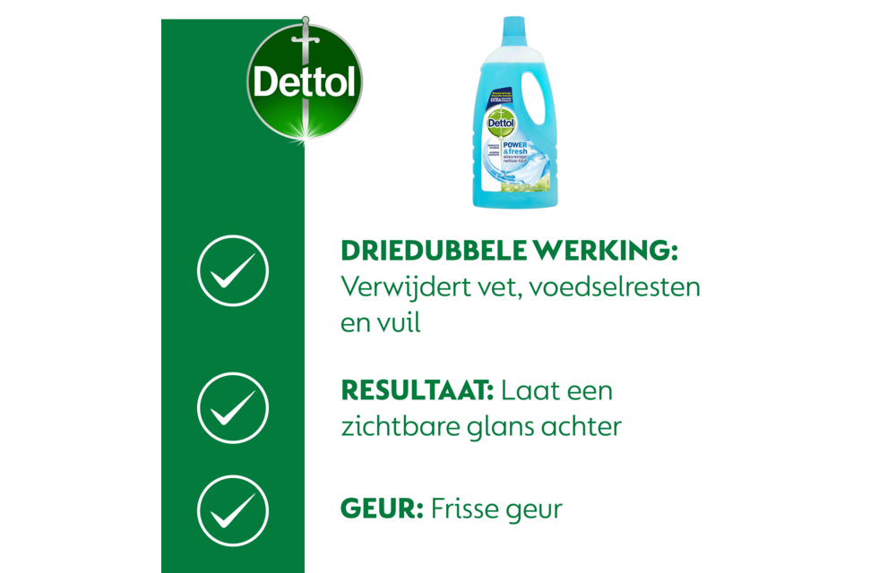 Dettol - 160 stuks Schoonmaakdoekjes - Oceaan 2x80 stuks - 2L Allesreiniger - Katoenfris 2x1L - Voordeelverpakking