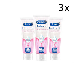 Durex Natural Extra Sensitive Gel 100ML - 3 Stuks - Voordeelverpakking