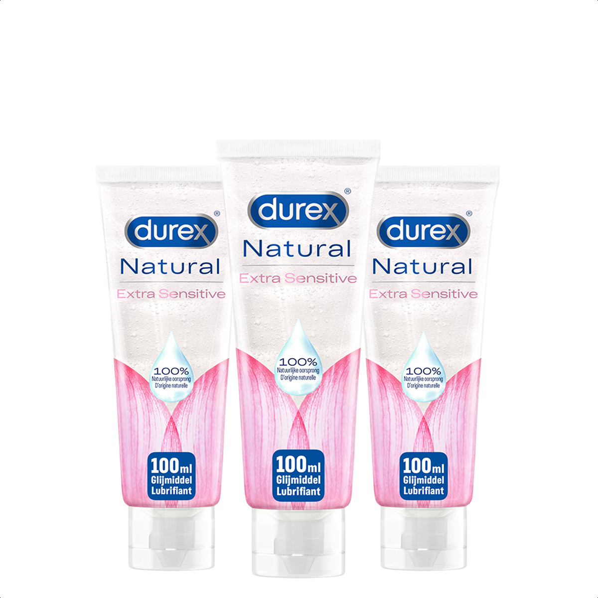 Durex Natural Extra Sensitive Gel 100ML - 3 Stuks - Voordeelverpakking
