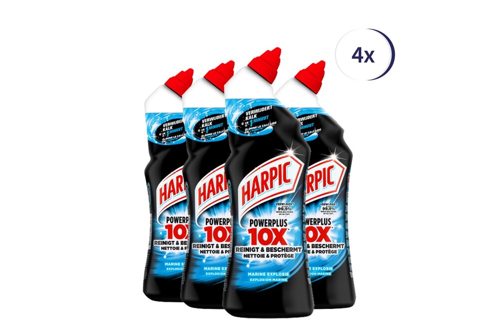 Harpic Gel PowerPlus Marine 750ml x4