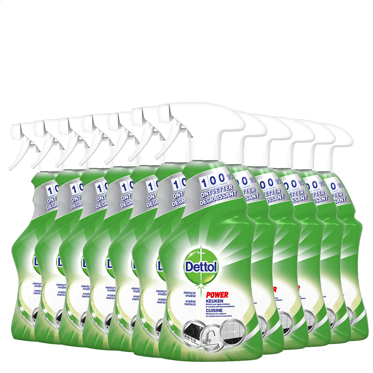 Dettol Allesreiniger Spray Power & Fresh - Keuken - 500ml x12