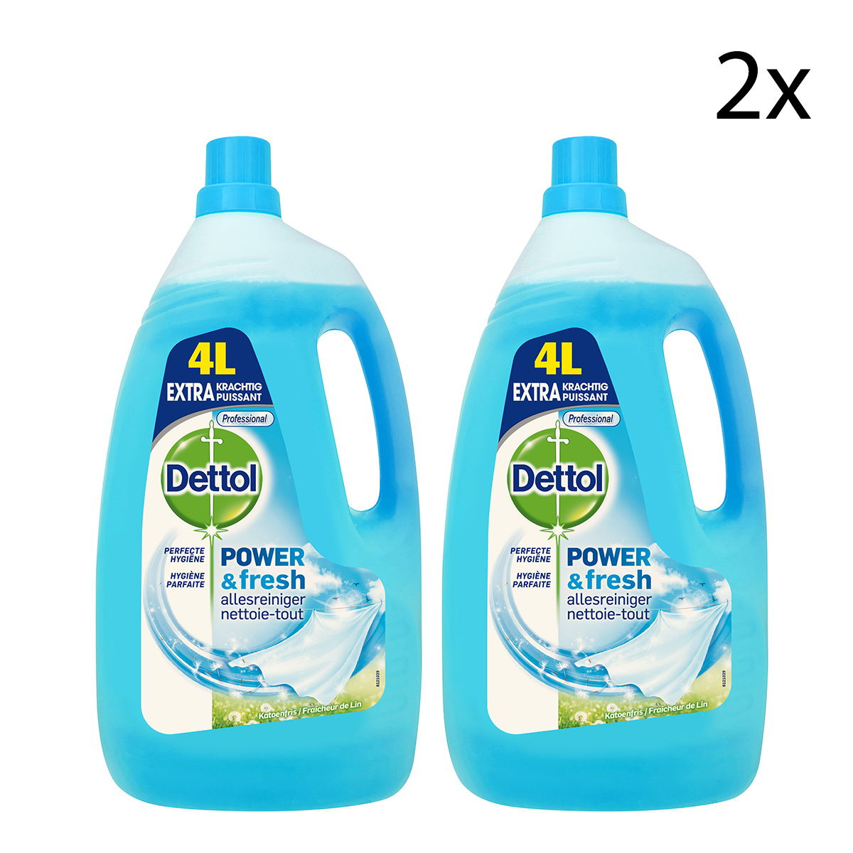 Dettol Allesreiniger Katoenfris - 4L x2