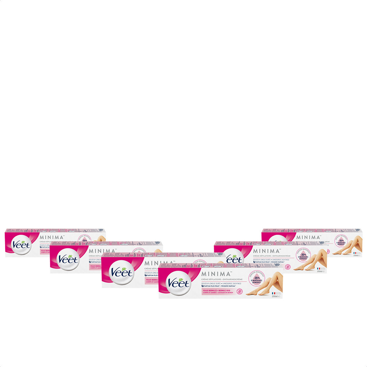 Veet Ontharingscreme - Normale Huid - Minima - 200ml x6