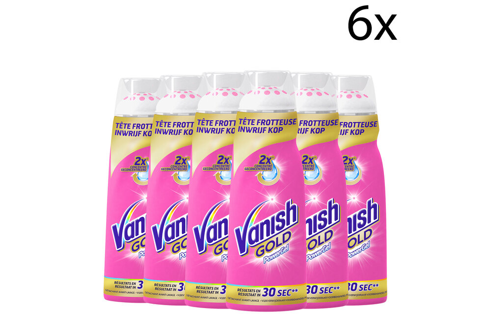 Vanish Oxi Action Powergel Vlekverwijderaar - 200ml x6