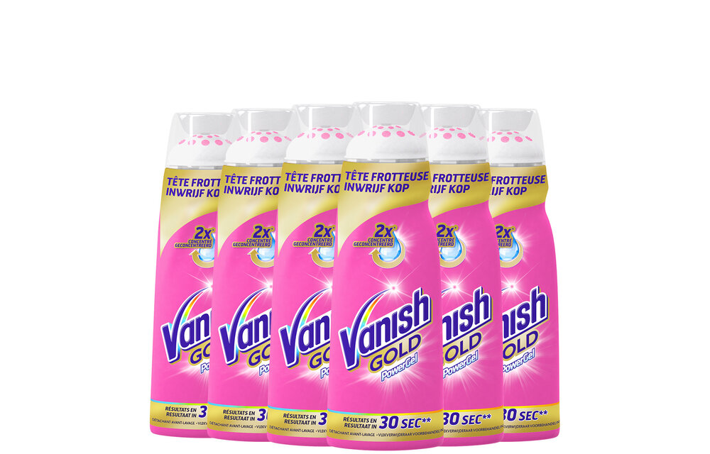 Vanish Oxi Action Powergel Vlekverwijderaar - 200ml x6
