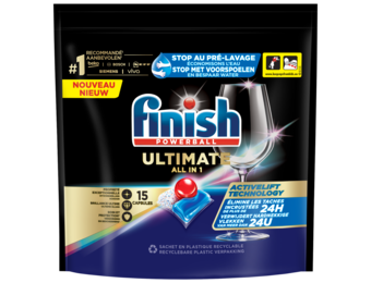 Finish Ultimate Regular Vaatwastabletten - 15 Stuks