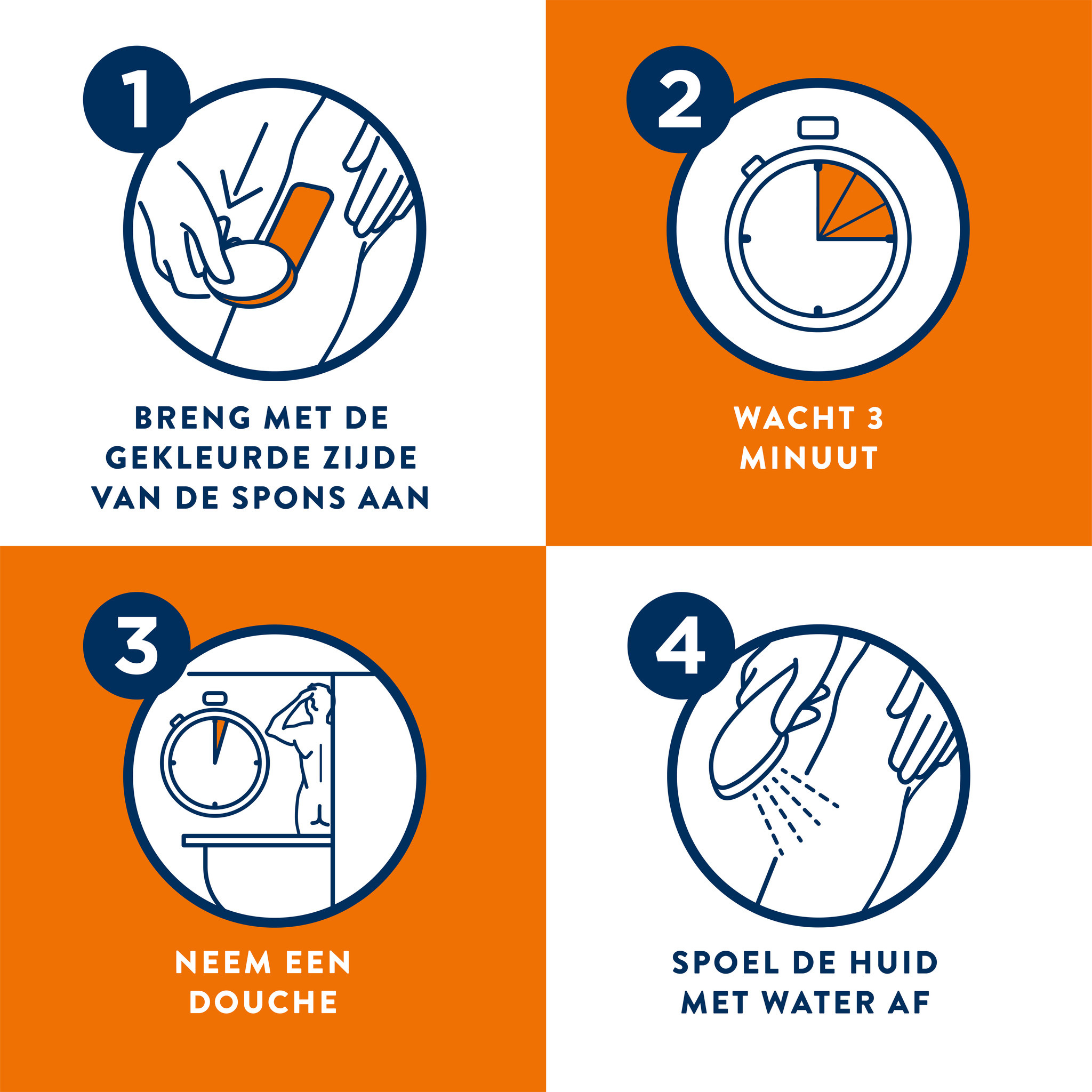 Veet Ontharingscreme - Man - Gevoelige Huid - In Shower - 150ml x4