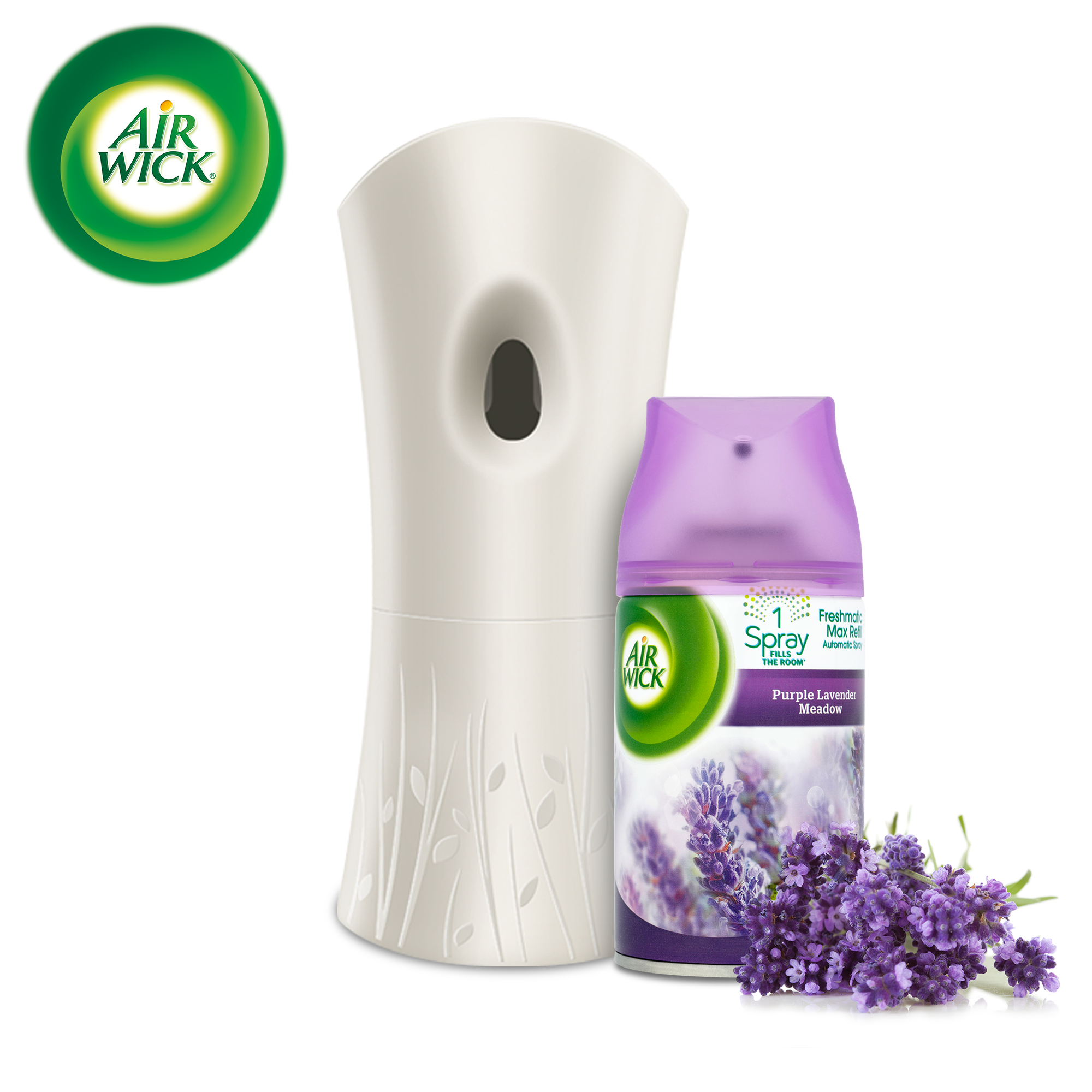 Air Wick Freshmatic Automatische Spray Luchtverfrisser - Paarse Lavendel - Navulling 250ml x3