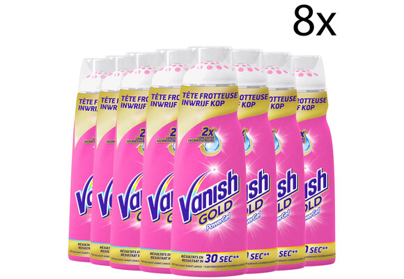 Vanish Oxi Action Gold Powergel Vlekverwijderaar - 200ml x8