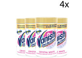 Vanish Oxi Action Crystal White Base Poeder - Voor Witte Was - 1,2kg x4