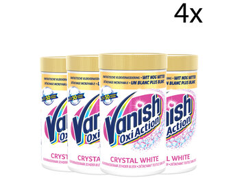 Vanish Oxi Action Crystal White Base Poeder - Voor Witte Was - 1,2kg x4