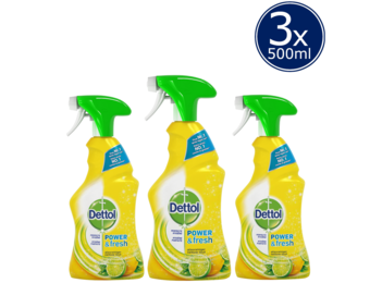 Dettol Allesreiniger Spray Power & Fresh - Citrus - 500ml x3
