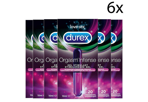 Durex Intense Orgasm Gel 10ML - 6 Stuks - Voordeelverpakking