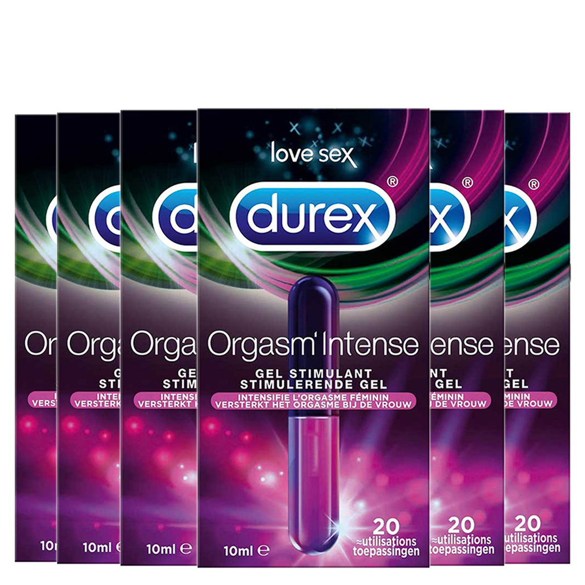 Durex Stimulerende Gel - Intense Orgasm 10ml x6
